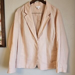 J. Jill Soft Blush Blazer